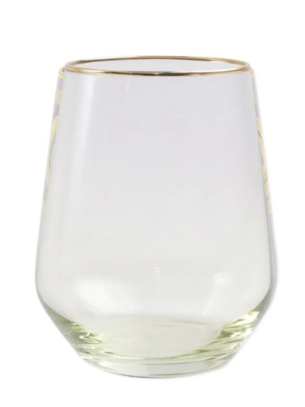 Set of 4 Viva by VIETRI Stemless Wine Glasses